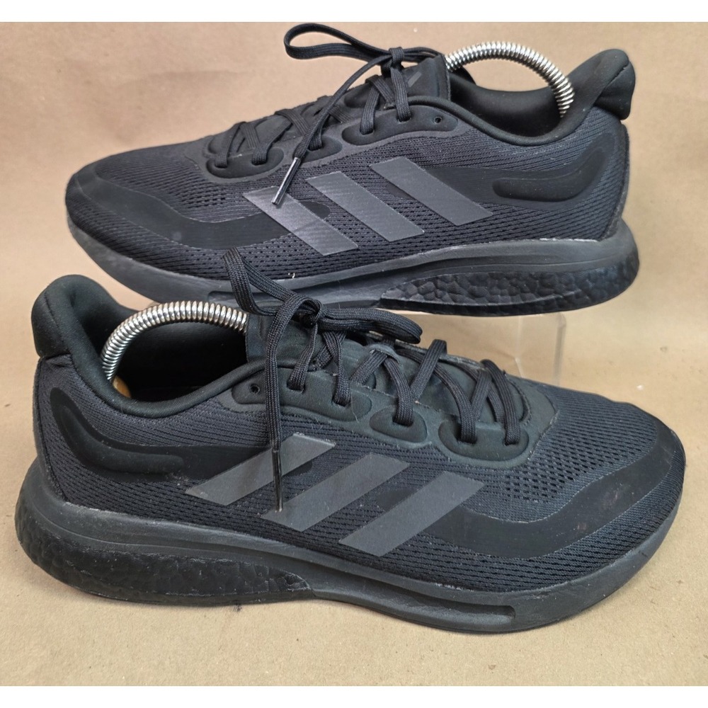 Adidas (Sz 10) Men's SuperNova Triple Black H04467 Running Shoes